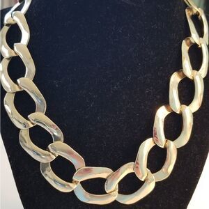 Goldtone Link Necklace